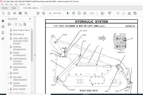 caterpillar 236b skid steer specifications|cat 236b parts diagram.